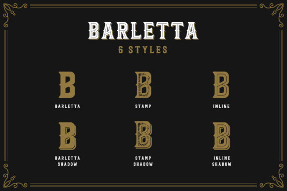 Barletta Regular Font preview